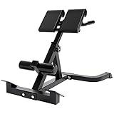 Roman Chair, Multifunctional hyperextension bench for Men & Women, Fitness Chair for Hip, Exceptional for Glute, Core and Lower Back Training,300 lbs Weight Capacity