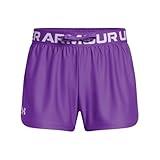 Under Armour Girls' Play Up Solid Shorts, (525) Lavish / / Salt Purple, Large