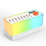 TMEHM White Noise Sleep Sound Machine with 8 Nature Sounds, Portable Bluetooth Speaker, 12 Colors Night Lights, Sleep Timer & Breathing Exercises, for Babies, Kids, and Adults