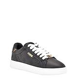 GUESS Women's RENZY Sneaker, Black, 8