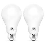 150 Watt Light Bulb, 2600LM Super Bright Light Bulb, Warm White 3000K, E26 Base, A21 High Lumens LED Bulb, Non-Dimmable, UL Listed, 2 Pack