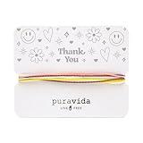 Pura Vida Bracelets Gift Thank you Card Friendship Bracelet Stack for Women