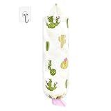 Plastic Bag Holder，Reusable Grocery Bag Holder，Wall Mount Plastic Bag Organizer Shopping Bags Carrier，Washable Large Grocery Bag Storage Dispenser ​for Home Kitchen Travelling Decor, 1 Pack，Cactus