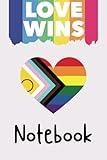 LGBTQ+ Love Wins Notebook | 120 Pages | Perfect Gift for LGBTQ+ | 6 x 9 in: LGBT Notebook