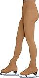ChloeNoel Figure Skating Medium Tan Over The Boot Tights TB8832 - Adult Extra Large