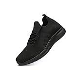 Bernal Sneakers for Women Walking Shoes Non Slip Lightweight Casual Breathable Tennis Shoes Work Shopping Travel (Black 8)