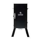 Masterbuilt® 30-inch Electric Vertical BBQ Smoker with Analog Temperature Control, Chrome Smoking Racks and 535 Cooking Square Inches in Black, Model MB20070210