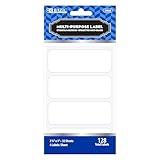 BAZIC All Purpose Label 2 3/4" X 1" Self Adhesive Shipping Labels Mailing Label, Easy to Peel Address Labels, Matte White (128/Pack), 1-Pack