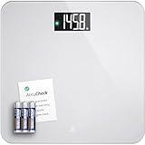 Greater Goods Digital AccuCheck Bathroom Scale for Body Weight, Capacity up to 400 lbs, Batteries Included, Ash Grey