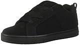 DC Men's Court Graffik Skate Shoe, Black/Black/Black, 18 D D US