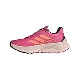 adidas Women's Terrex Soulstride Flow Trail Running Sneaker, Pink Fusion/Amber Tint/Black, 6.5