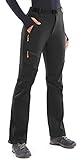 Heathyoga Snow Ski Pants Women Waterproof Softshell Insulated Fleece Lined Snowboard Pants Hiking Pants for Winter Outdoor