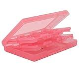 Skque 28 in 1 Game Card Case Box for Nintendo DS Lite,Dsi,3DS-Color in Pink