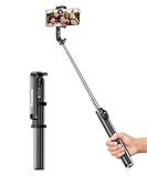 Fuloview 67‘’ Selfie Stick Tripod, Phone Tripod with Wireless Remote Control, Portable Selfie Stick Tripod for Photograph, Live Streaming, Video Recording, Compatible with All Cell Phones