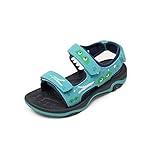 DREAM PAIRS Boys Girls Sandals Summer Outdoor Athletic Kids Sport Water Shoes for Toddler/Little Kid,Size 3 Little Kid,Blue/Crocodile,SDAS226K