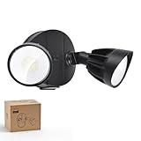 PHILIPS 44W 3500LM ‌LED Security Flood Light‌ ‌Outdoor‌，Switch Controlled Aluminum ‌Security Light‌, 2 Adjustable Heads，5000K Daylight，Wet Location for Patio, Garden, Yard Lights