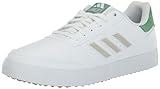 adidas Men's Retrocross 24 Spikeless Golf Shoes, Footwear White/Preloved Green, 11