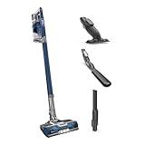 Shark Cordless Pet Plus Vacuum with HEPA Filter, Powerful Suction, Lightweight, 40min Runtime, Anti-Allergen Complete Seal, PowerFins, Self-Cleaning Brushroll, for Carpets & Hardfloors, Blue, IZ361H