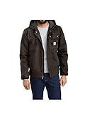 Carhartt Men's Bartlett Jacket (Regular and Big & Tall Sizes), Dark Brown, Large