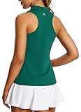baleaf Women's Golf Shirts Tank Tops Sleeveless Tennis Polo Racerback with Collar Athletic Tanks Quick Dry Sublime Green M
