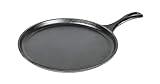 Lodge L9OG3 Cast Iron Round Griddle, Pre-Seasoned, 10.5-inch