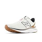 New Balance Women's Fresh Foam Arishi V4 Running Shoe, White/Tobacco, 8 Wide