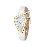 SAGA Sailboat Women's Luxury Quartz Watch with Swiss Movement, Roman Numeral Dial, Danube Crystal, Stainless Steel Triangular Case, 3ATM Water Resistant - Elegant Gift for Small Wrists