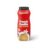 Amazon Saver, French Vanilla Coffee Creamer, 15 ounce (Pack of 1) (Previously Happy Belly, Packaging May Vary)