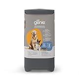 Pet Genie Pail | Dog Waste Disposal System for Outdoor and Indoor Odor Control | Dog Poop Trash can | Includes 1 Square Refill Bag That Lasts up to 2 Months