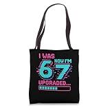 I Was 6 Now I’m 7 Gamer Meme Shirt Gen Z Alpha Pixel Video Tote Bag