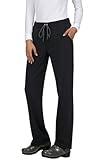 KOI Next Gen Everyday Hero Women's 5-Pocket Cargo Scrub Pants Black Medium Tall