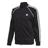 adidas Originals mens Adicolor Classics Primeblue SST Track Jacket Black/White Small