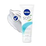 NIVEA Soft All-Purpose Moisturizing Cream (75 mL), Everyday Moisturizer and Hand Cream for Use After Hand Sanitizer or Hand Soap Light and Non-Greasy Formula