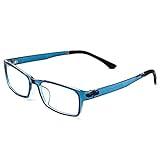 HUIHUIKK Distance Glasses blue Frame Near-sighted Myopia Glasses -3.00 Strength **These are not reading glasses**