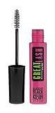 Maybelline Great Lash Washable Mascara Makeup, Volumizing Lash-Doubling Formula That Conditions As It Thickens, Blackest Black, 1 Count