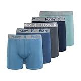Hurley Men's Standard 5 Pack Stretch Boxer Briefs, Submarine Combo