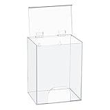 Inevibe Hairnet Dispenser and Glove Holder, Universal Acrylic Storage for Beard Covers, Safety Glasses, Face Masks, Shoe Covers, Earplugs - Wall Mount or Countertop In Medical, Restaurant, Home
