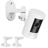 2Pack Adjustable Security Wall Mount Bracket for Ring Stick Up Cam & Ring Indoor Cam(1st Gen), Perfect View Angle for Ring Surveillance Camera System - White