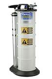 Mityvac 7201 2.3 Gallon Fluid Evacuator Extractor and Dispensing Pump, Push Button, Manual Operation, Chemical-Resistant Polyethylene, Automatic Overflow Prevention, Quick-Drain Spout, Large Base