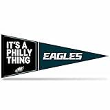 Rico Industries NFL Football Philadelphia Eagles It's A Philly Thing Slogan 12" x 30" Felt Wall Décor Pennant - Great for Home/Bed Room/Man Cave Décor