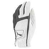 PUMA Golf Men's Flexlite Golf Glove (Bright White-Quiet Shade, X-Large, Left Hand)