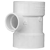 CHARLOTTE PIPE 3 x 3 x 1 1/2 DWV SANITARY TEE REDUC DWV (DRAIN, WASTE AND VENT) (1 Unit Piece)