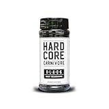 Hardcore Carnivore Black: charcoal seasoning for steak, beef and BBQ (Large Shaker)