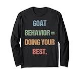 GenZ Bruh Testing Day Teachers Goat Behavior Doing Your Best Long Sleeve T-Shirt