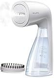 HiLIFE Steamer for Clothes, Handheld Clothes Steamer with Large 300ml Tank, 1100W Clothing Steamer, Fabric Wrinkle Remover, Portable & Compact Travel Size Garment Steamer ONLY FOR 120V (White)