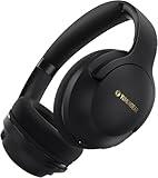 Over Ear Headphones Wireless 80H Playtime, Bluetooth Headphones Over Ear with 3 EQ Modes, Built-in ENC Mic,Deep Bass, HiFi Stereo Foldable 5.4 Bluetooth Headset for Phone PC Travel Gym Workout Office