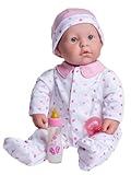 JC Toys 20-inch La Baby Soft Body Doll | Washable | Gift Set includes Magic Milk Bottle & Pacifier | Removable Pink Outfit | Perfect for Toddlers and Kids Ages 2+