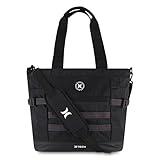 Hurley Utility Tote Bag, Black/Red
