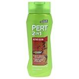 Pert 2 in 1 Active Clean Shampoo and Conditioner for Unisex - 13.5 oz Shampoo and Conditioner