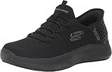 Skechers Women's Hands Free Slip-ins Summits Sr Food Service Shoe, Black, 7.5 Wide